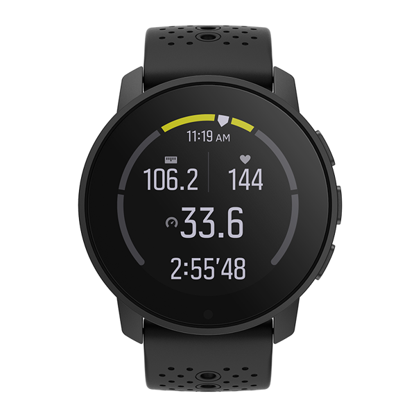 Suunto 9 Peak All Black cycling exercise view