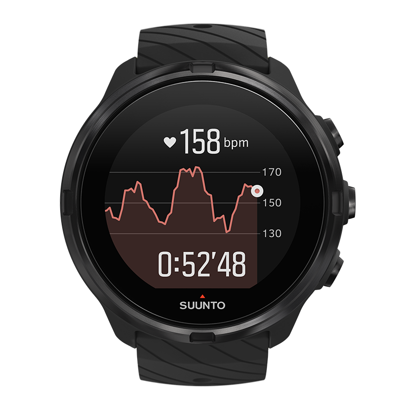 Suunto 9 All Black - GPS sports watch with a long battery life