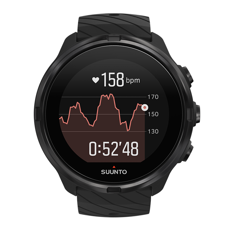 Suunto 9 All Black - 長時間バッテリー搭載GPSスポーツウォッチ