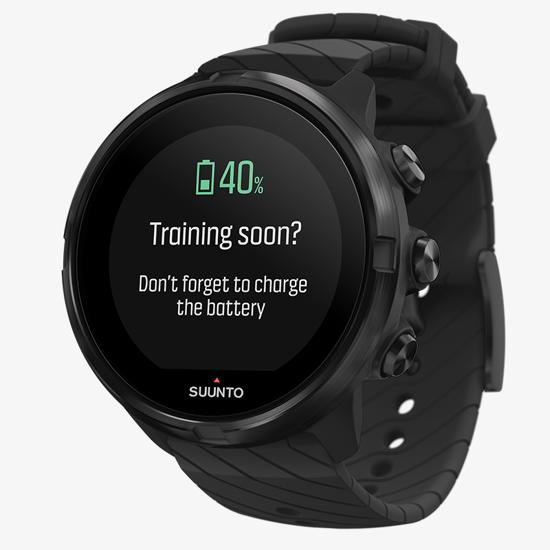 Suunto 9 All Black - 長時間バッテリー搭載GPSスポーツウォッチ