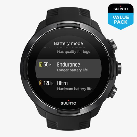Suunto 9 Baro Black Gps Sports Watch With A Long Battery Life