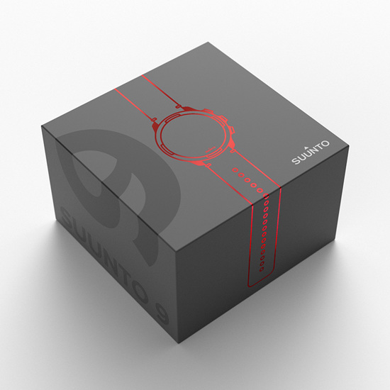 Suunto 9 Baro Red Gps Sports Watch With A Long Battery Life