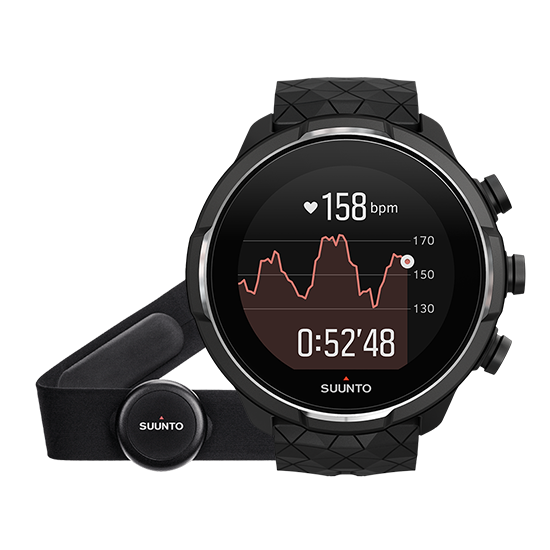 Suunto 9 Baro Titanium with Belt - GPS sports watch with a long