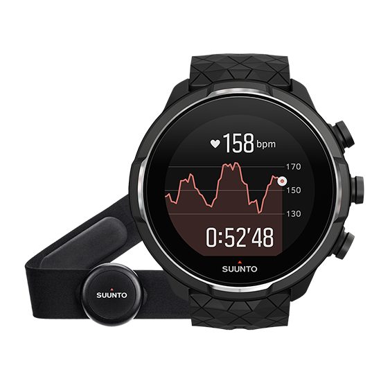 Suunto 9 Baro Titanium with Belt - GPS sports watch with a long battery life