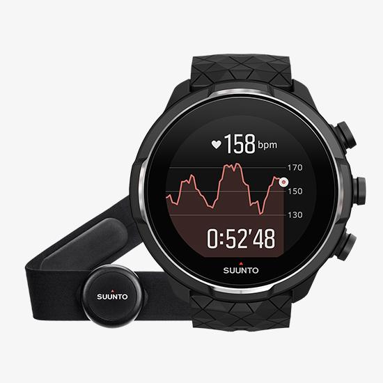 Suunto 9 Baro Titanium with Belt - GPS sports watch with a long