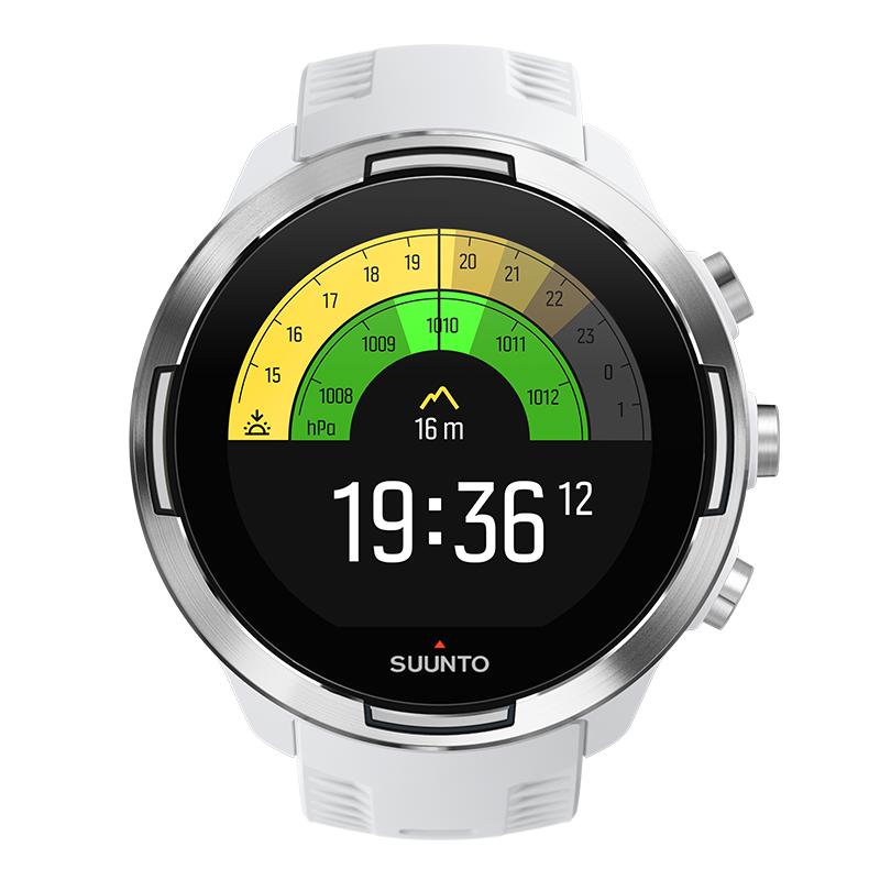 Suunto 9 Baro White - Reloj GPS deportivo con batería de larga duración