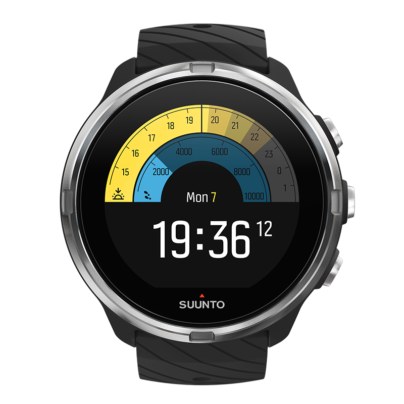 Suunto 9 Black - Reloj GPS deportivo con batería de larga duración