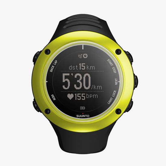 Suunto Ambit2 S Lime Integrated GPS watch with heart rate monitorin