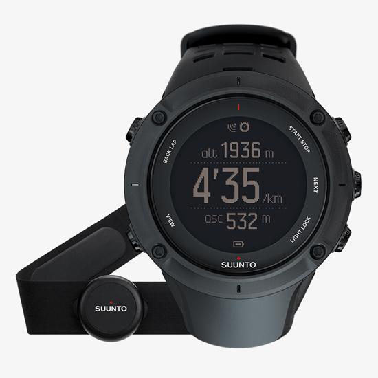 Suunto Ambit3 Peak Black (HR) - GPS watch for outdoor sports