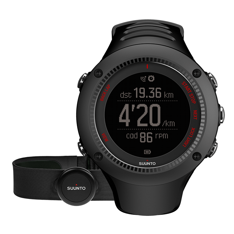 Suunto Ambit3 Run Black (HR) - GPS watch for running