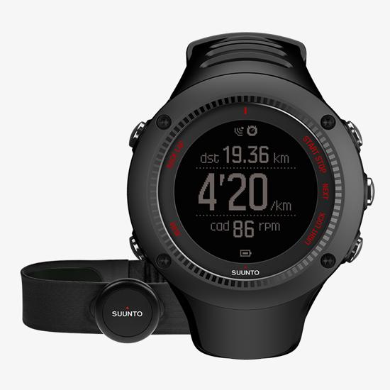 Suunto Ambit3 Black (HR) - GPS watch for running