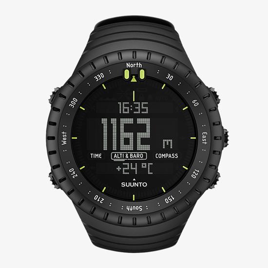Suunto Core All Black Outdoor Watch With Altimeter