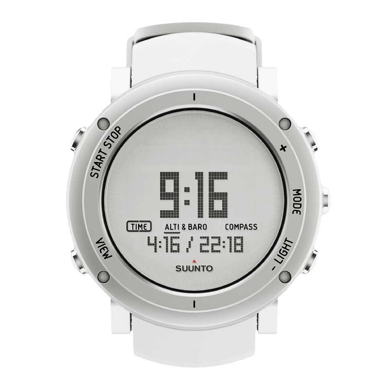 Suunto Core Alu Pure White - Outdoor watch with compass