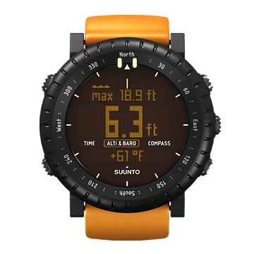 Suunto core black new arrivals orange