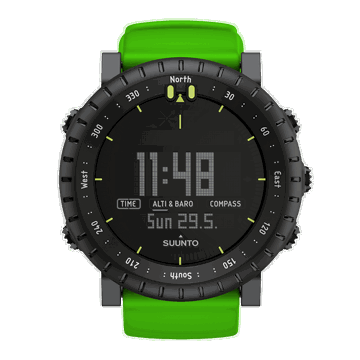 Suunto Core Light Elastomer Strap Black Fits for Core models
