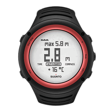 Suunto core all black light elastomer strap discount