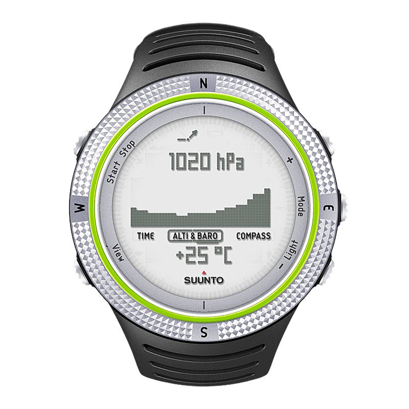 Suunto Core Light Green - The outdoor watch with altimeter, barometer &  compass