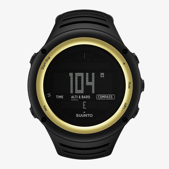 Suunto Core Sahara Yellow Elastomer Band Mineral Crystal Quartz