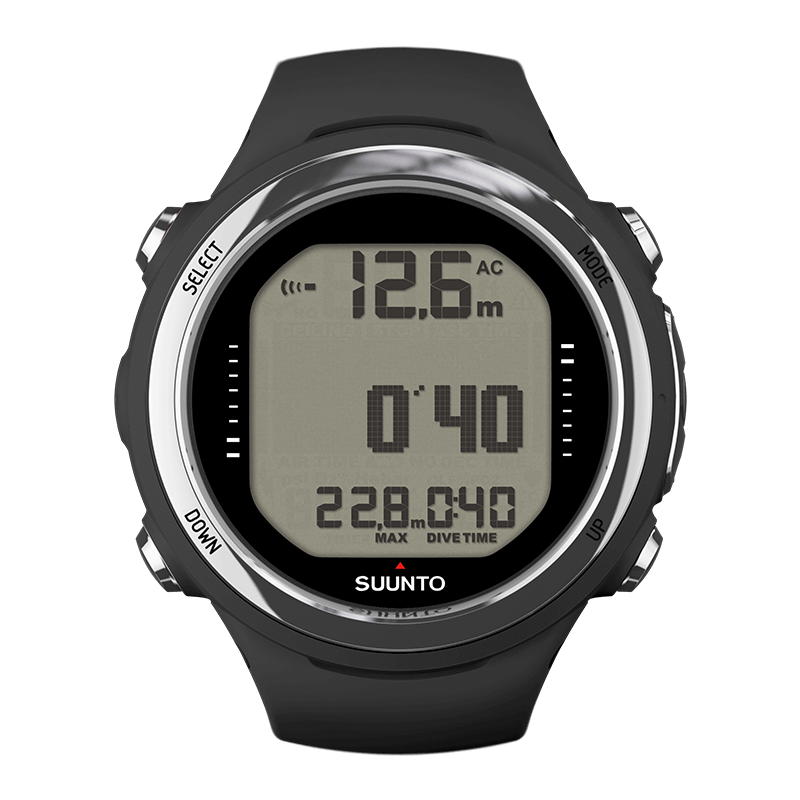 Suunto D4i Novo Black - 軽量かつコンパクトなダイブコンピュータ