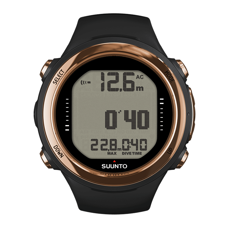 Suunto D4i Novo Copper - 腕時計サイズのダイブコンピュータ