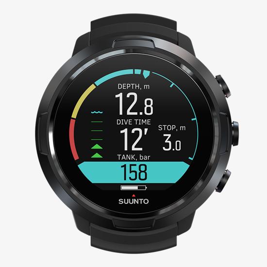 Suunto D5 dive computer with color screen and exchangeable straps