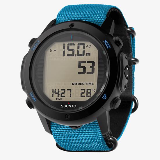 Suunto D6i Novo Instructor Blue Zulu Rugged dive computer with