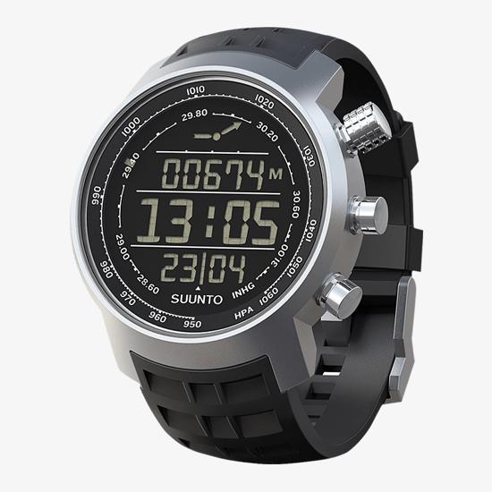 SUUNTO ELEMENTUM TERRA BLACK RUBBER DARK DISPLAY