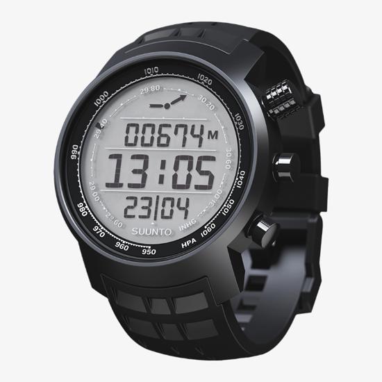 SUUNTO ELEMENTUM TERRA BLACK RUBBER / LIGHT DISPLAY