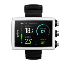 Suunto large display dive computers trusted by professionals