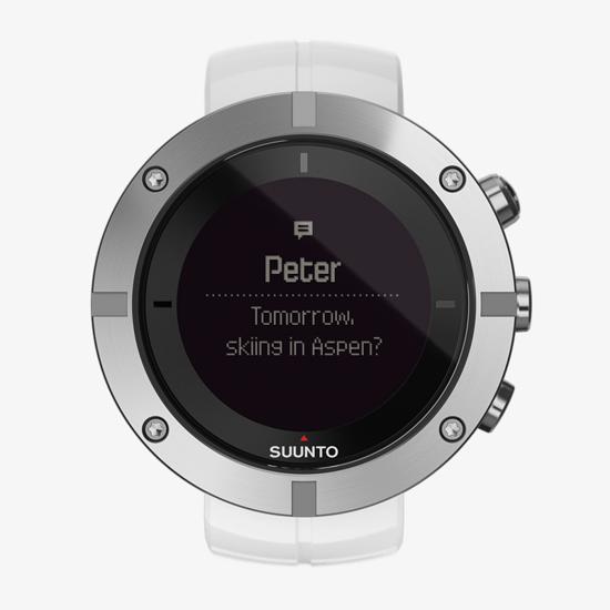 Suunto Kailash Silver GPS watch for traveling