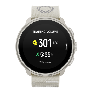 Suunto Run Frost Gray - Lightweight sports watch designed for runners.