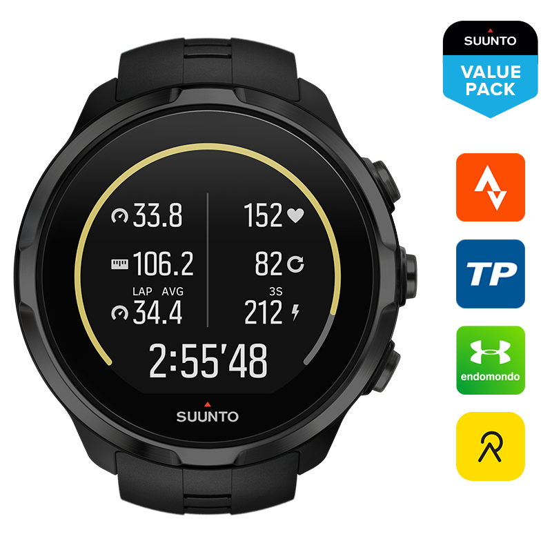 Suunto spartan wrist hr all black hot sale
