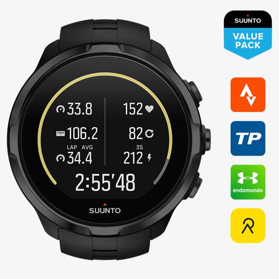 Suunto Spartan Sport Wrist Hr All Black Gps Watch With Hr Belt
