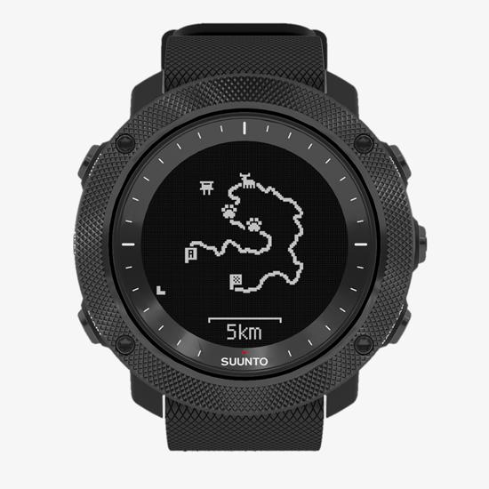 Suunto Traverse Alpha All Black – GPS/GLONASS対応アウトドアウォッチ