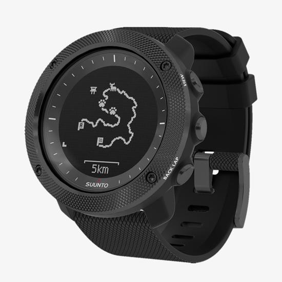 Suunto Traverse Alpha All Black – GPS/GLONASS対応アウトドアウォッチ