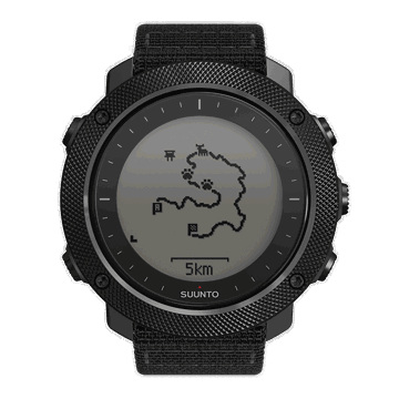 Suunto Traverse Alpha Foliage green textile strap kit