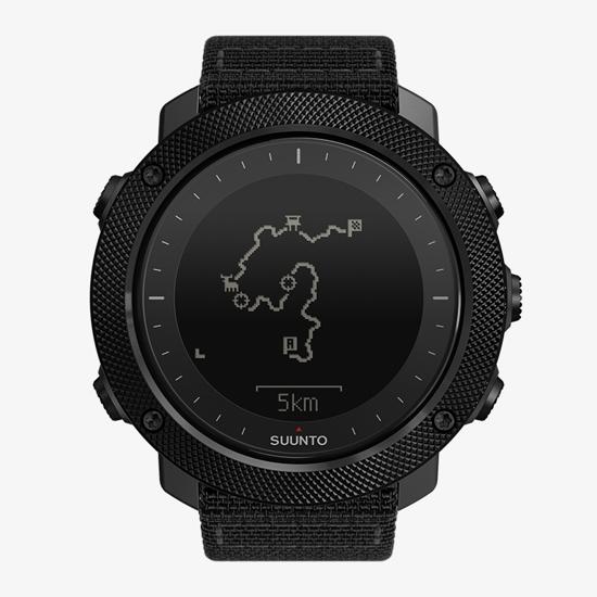 Suunto Traverse Alpha Stealth – GPS/GLONASS対応アウトドアウォッチ