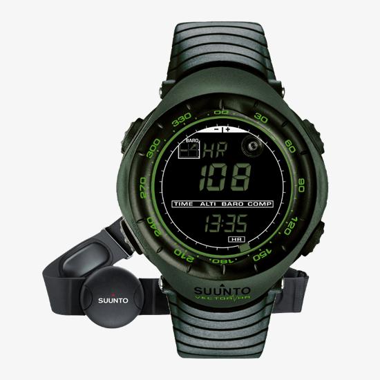 Suunto Vector HR Dark Green - Heart rate monitoring outdoor watch