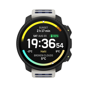 Suunto 22mm Athletic 8 Silicone Strap Wave Blue S+M