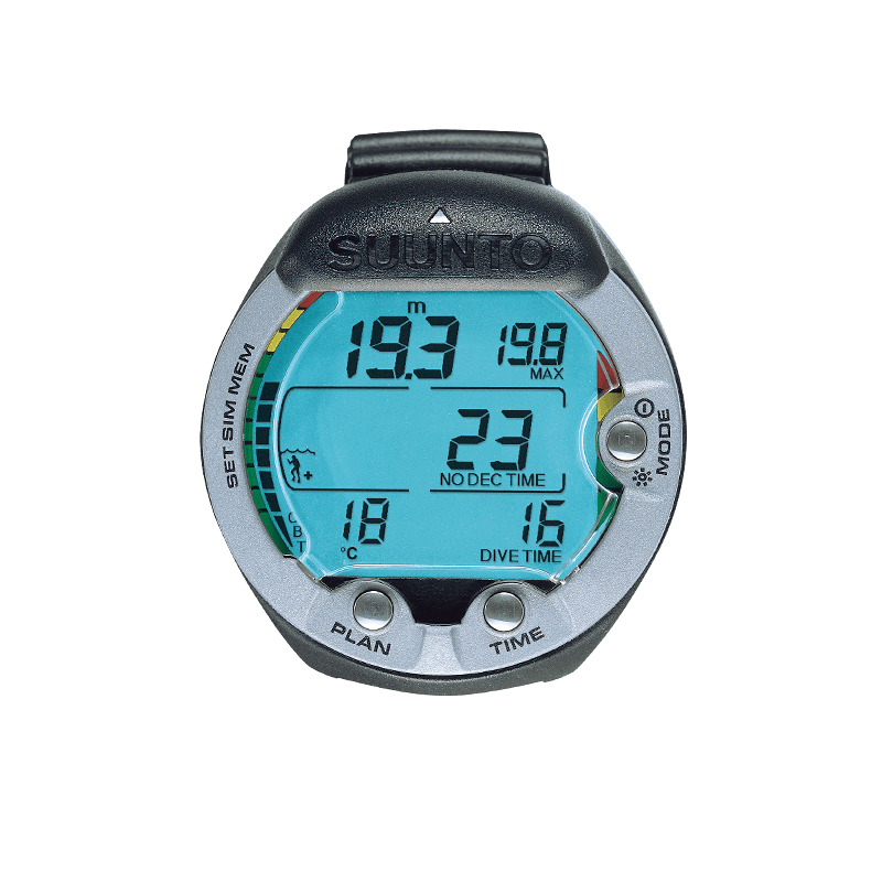 SUUNTO D9 Titanium SCUBA DIVE COMPUTER WRIST WATCH Bungee Mount