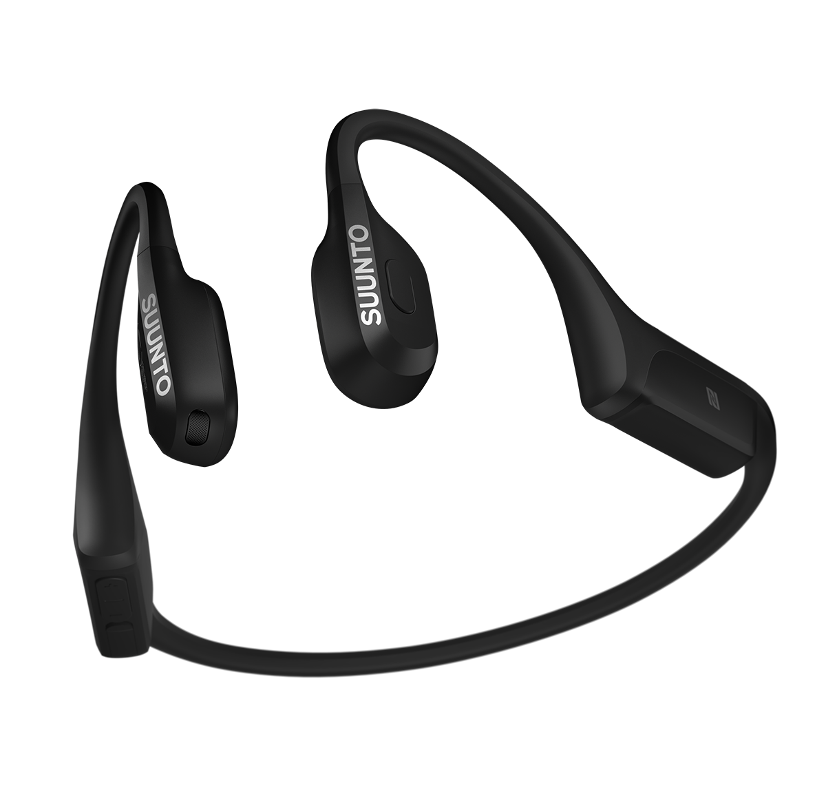 Suunto Wing 2 Black | Open-Ear Headphones with Powerbank