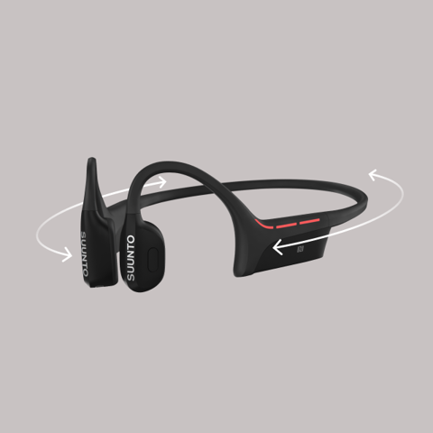 Suunto Wing ブラック Suunto Wing Black Premium Open-ear sports headphones