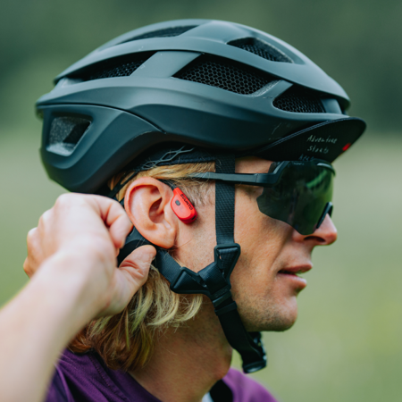 Suunto Wing Black Premium open-ear-hörlurar tillverkade för utomhusidrott