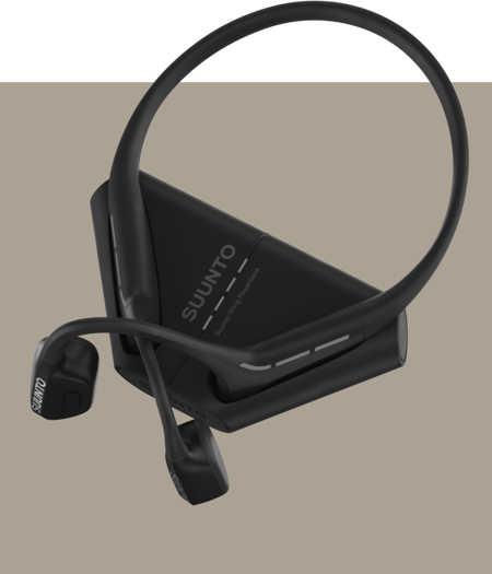 Suunto Wing Black Premium Open-ear sports headphones Suunto Wing Black Premium Open-ear sports headphones