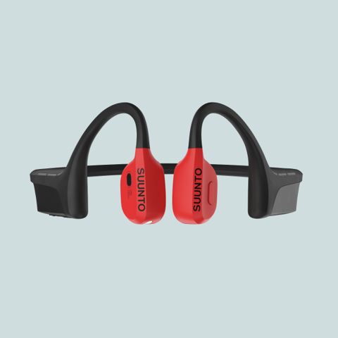 Suunto Wing Lava Red Premium Open-ear Sports Headphones