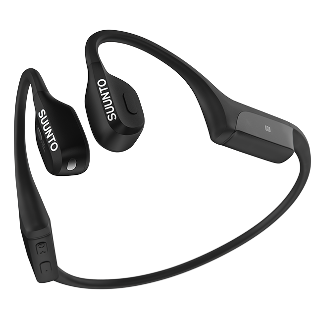 Suunto Wing Black Premium Open-ear sports headphones