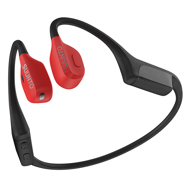 Suunto Wing Lava Red Premium Open-ear Sports Headphones