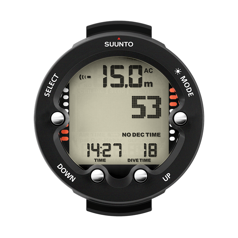 Suunto Zoop Novo Black - Easy-to-use big display dive computer