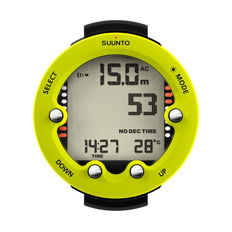 Suunto Zoop Novo Lime Easy to use big display dive computer