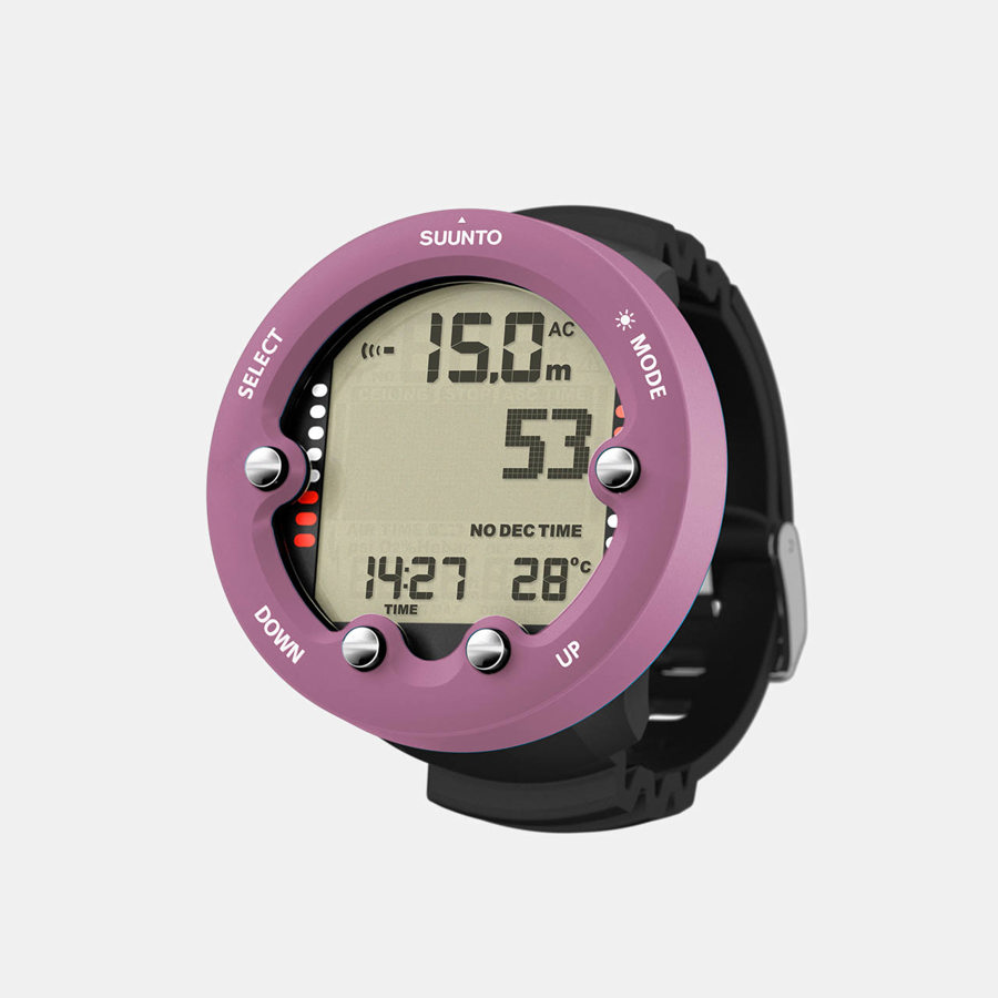 Suunto Zoop Novo Wildberry - 使いやすいビッグディスプレイのダイブ 